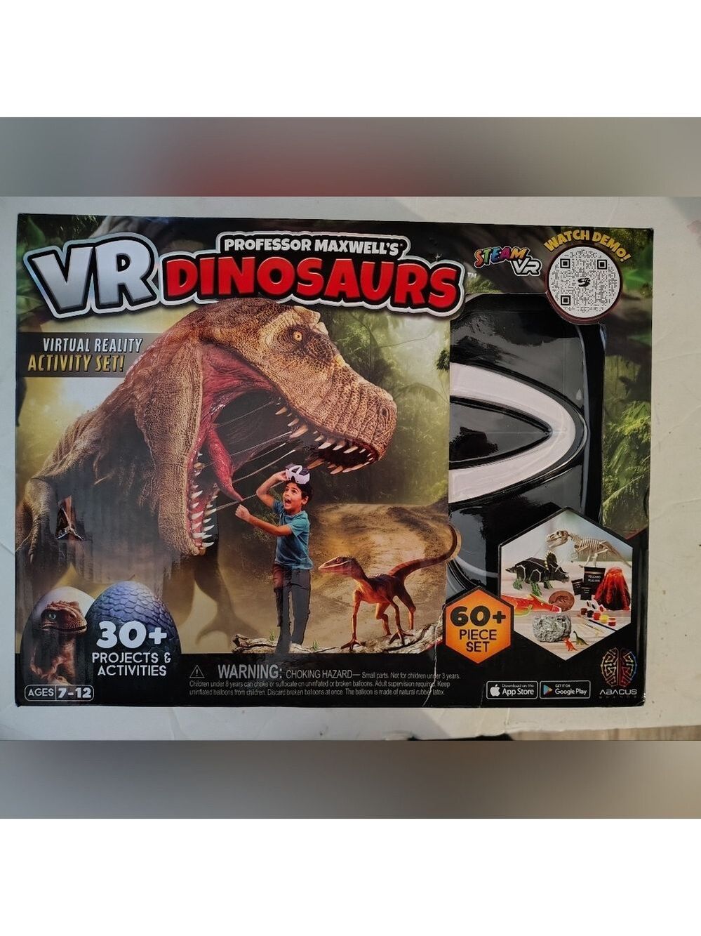 VR Dinosaurs Virtual Reality Activity Set - Black